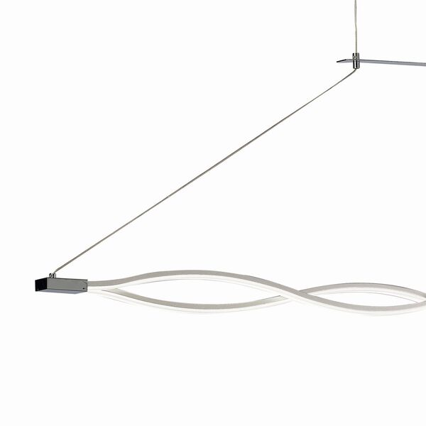 PENDANT [36W 3000K (30-150cm) DIMMABLE SILVER / CHROME]