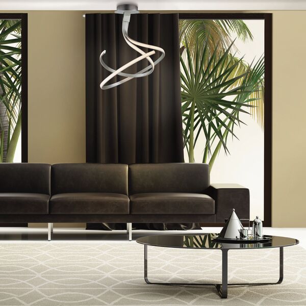 DOUBLE LAMP - [DIMMABLE SILVER / CHROME]