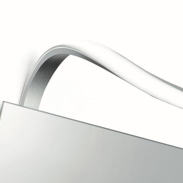 WALL LAMP SMALL WAVE [SILVER CHROME - IP44]