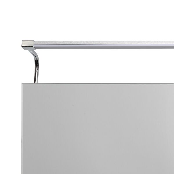 LED WALL LAMP [10W 3000K SILVER CHROME - IP44]