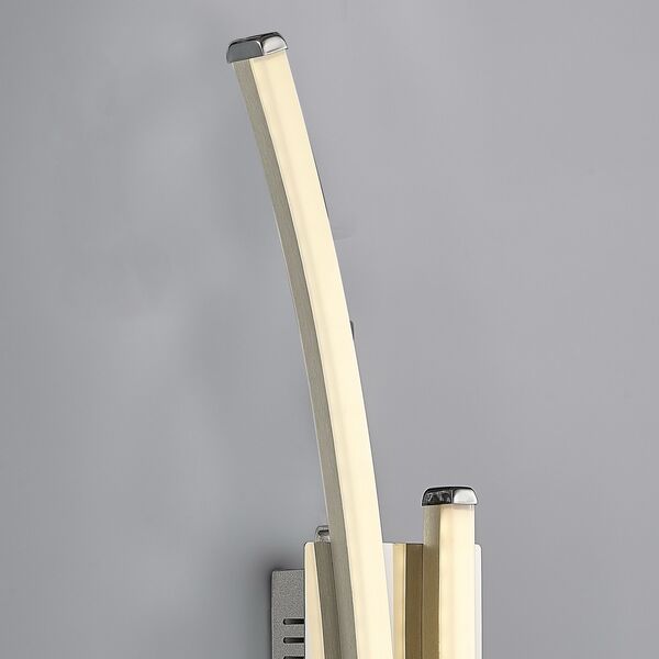 WALL LAMP SATIN [NICKEL + CHROME]