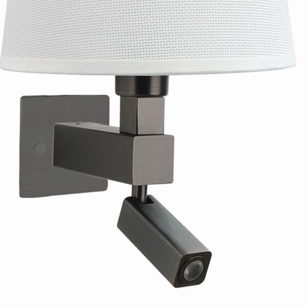 Бра Mantra Bahia [WALL LAMP DARK BROWN+ROUND WHITE SHADE]