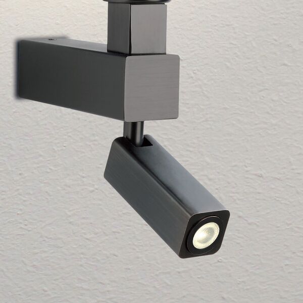 Бра Mantra BAHIA 500 [WALL LAMP DARK BROWN+SQUARE BLACK SHADE]