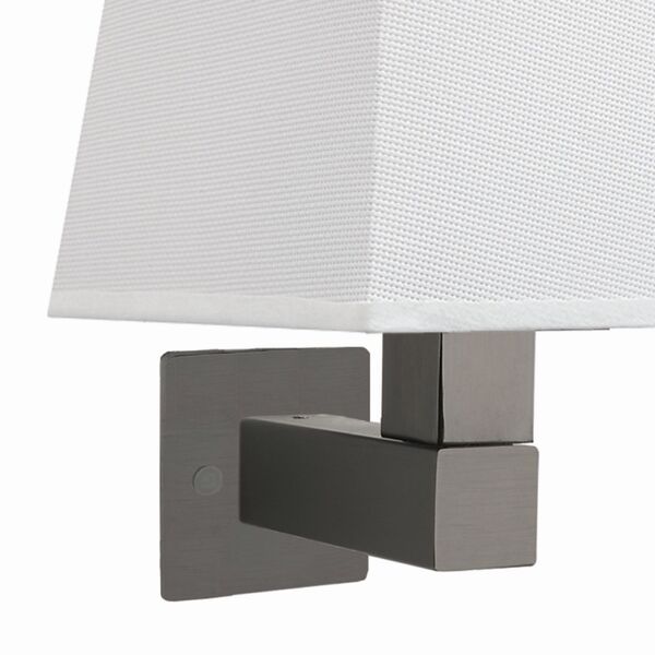 Бра Mantra Bahia [WALL LAMP DARK BROWN+SQUARE WHITE SHADE]