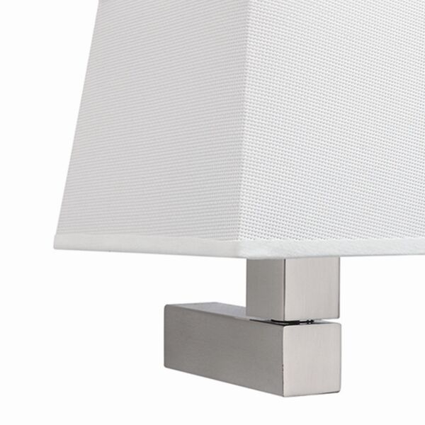 Бра Mantra BAHIA [WALL LAMP SATIN NICKEL+SQUARE WHITE SHADE]