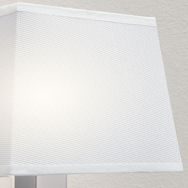 Бра Mantra Bahia [WALL LAMP SATIN NICKEL+SQUARE WHITE SHADE]