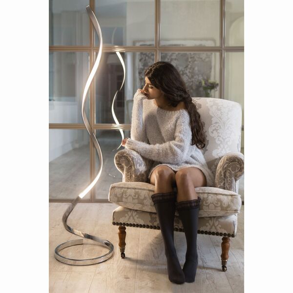 FLOOR LAMP DIMMABLE BROWN OXIDE