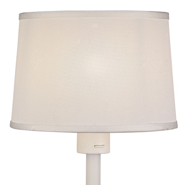 TABLE LAMP 1L - USB WHITE / WOOD