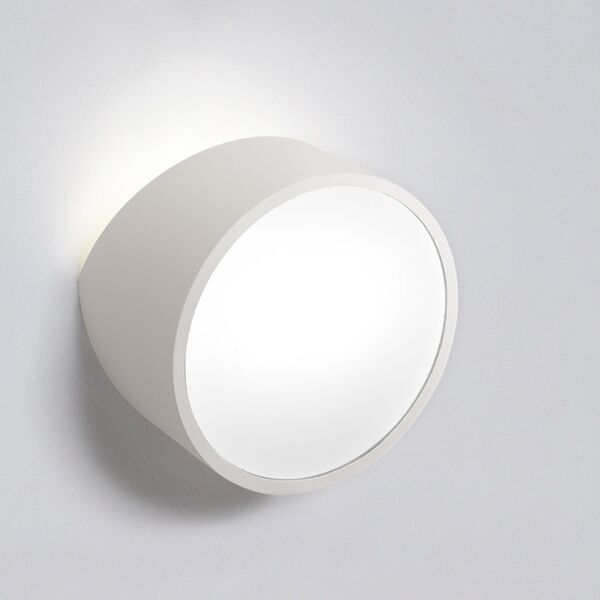 WALL LAMP 2L [ROUND MATT WHITE]