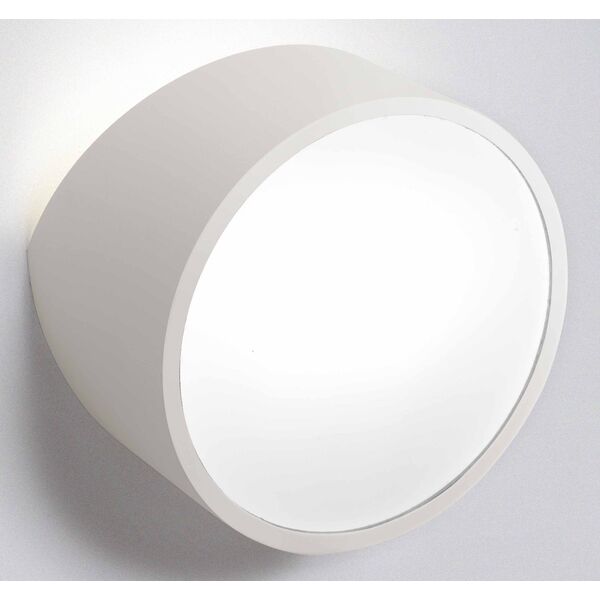 WALL LAMP 2L [ROUND MATT WHITE]