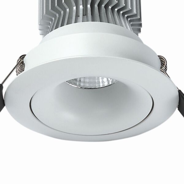 Встраиваемый светильник Formentera [LED COB SPOT RECESSED (SWIVEL) 7W 3000K ROUND MATT WHITE]