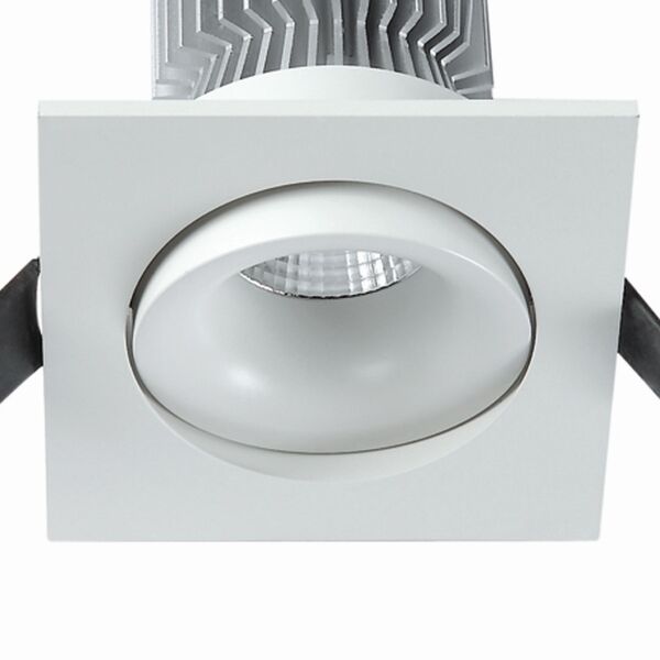 Встраиваемый светильник Formentera [LED COB SPOT RECESSED (SWIVEL) 7W 3000K SQUARE MATT WHITE]