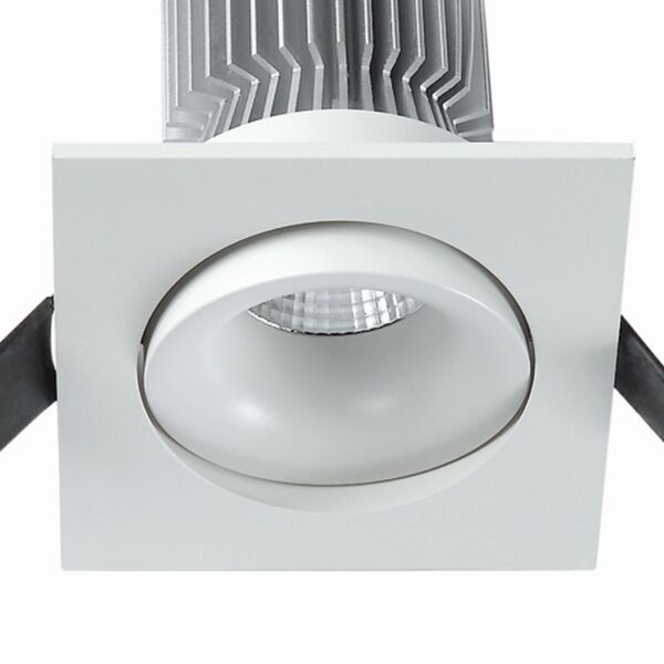 Встраиваемый светильник Formentera [ LED COB SPOT RECESSED (SWIVEL) 7W 4000K SQUARE MATT WHITE]