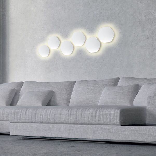 Mantra Bora Bora [HEXAGONAL LED WALL LAMP WHITE 12W MATT WHITE]