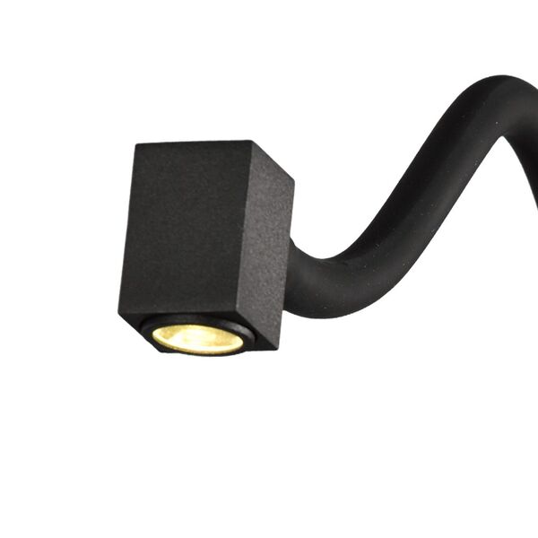 WALL LAMP ARM READER [LED - 1L - 3W BLACK]