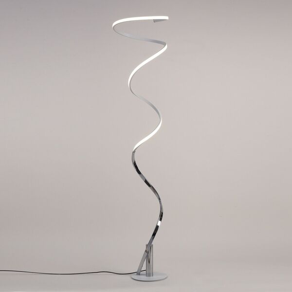 FLOOR LAMP [LED 42W - 3000K SILVER + CHROME]