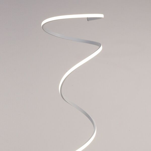 FLOOR LAMP [LED 42W - 3000K SILVER + CHROME]