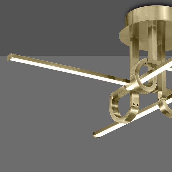 Потолочный светодиодный светильник Mantra Cinto [CEILING LED 28W - 3000K SATIN ANTIQUE]