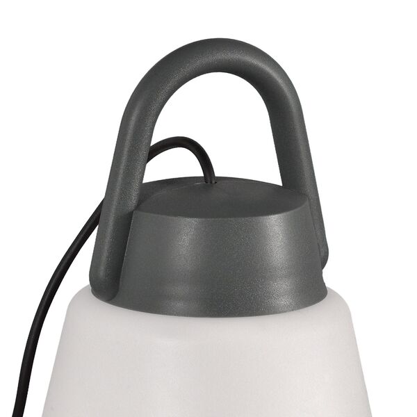 TABLE LAMP 1L / P?ENDANT (4M CABLE) GREY ANTHRACITE / WHITE SHADE