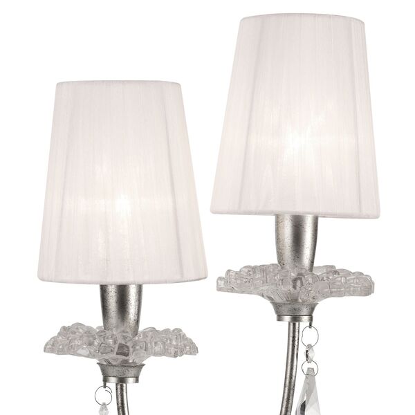 TABLE LAMP 2L SILVER