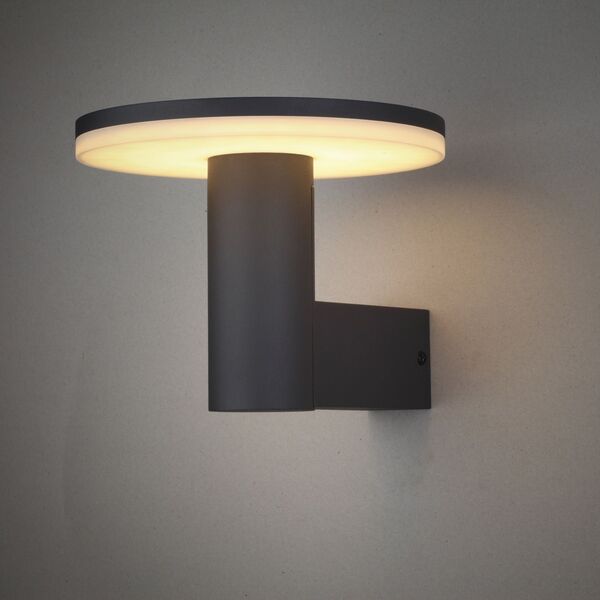 WALL LIGHT OUTDOOR  LED [IP54   - 10W - 3000K DARK GREY]