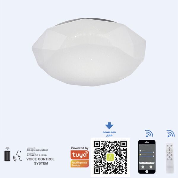 Ceiling Lamp LED 40W 3000K-5000K WHITE