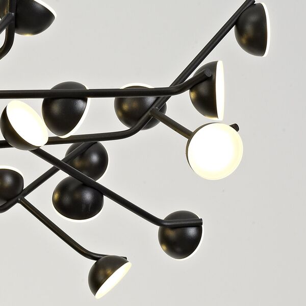CEILING LAMP 108W - 3000K BLACK