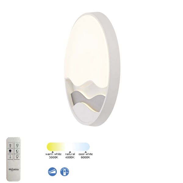 Ceiling Lamp LED 24W 3000K-6000K Round Remote Contorl WHITE