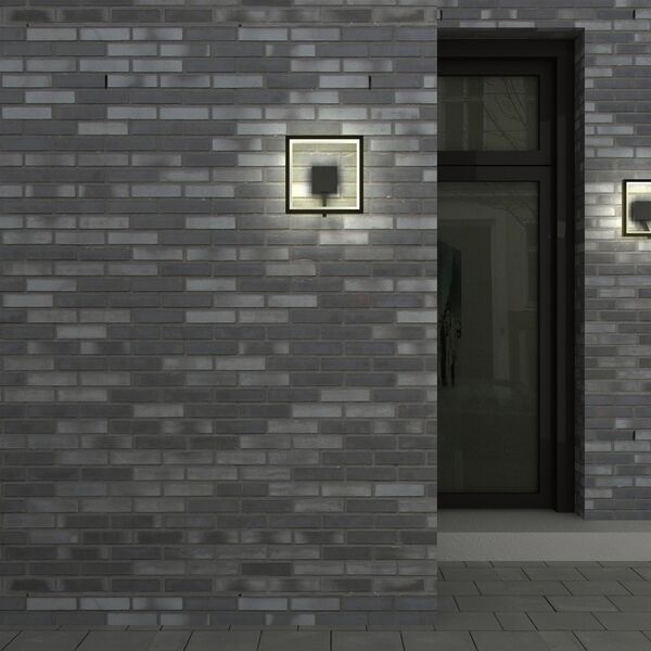 WALL LIGHT OUTDOOR  LED [IP65   - 10W - 3000K DARK GREY]