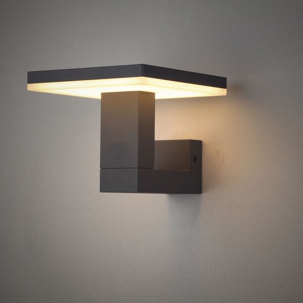 WALL LIGHT OUTDOOR  LED [P54   - 10W - 3000K DARK GREY]