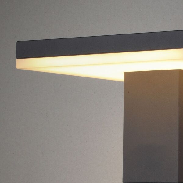 WALL LIGHT OUTDOOR  LED [P54   - 10W - 3000K DARK GREY]