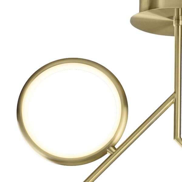 Подвесная светодиодная люстра Mantra Olimpia Oro [CEILING LAMP LED 30W SATIN GOLD]