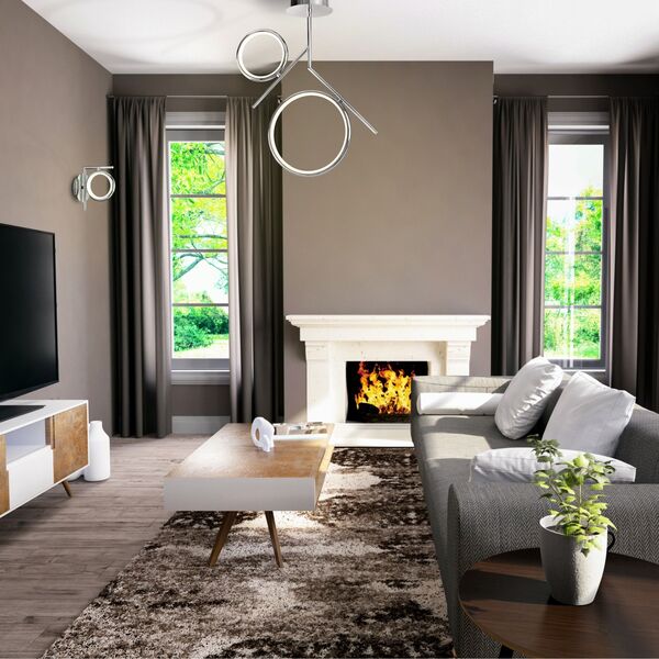 Светильник потолочный Mantra Olimpia Cromo [CEILING LAMP LED 25W CHROME]