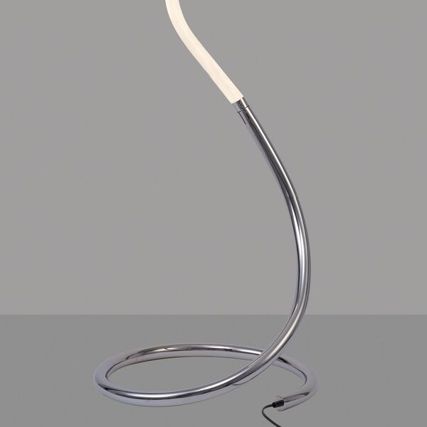 FLOOR LAMP [LED 20W   CHROME + ACRYLIC]