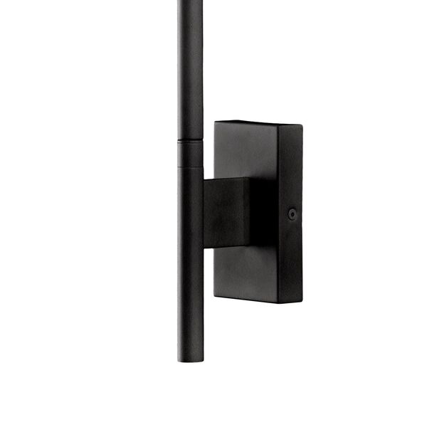 APPLIQUE SANDED [BLACK 6W 3000K MATT BLACK]