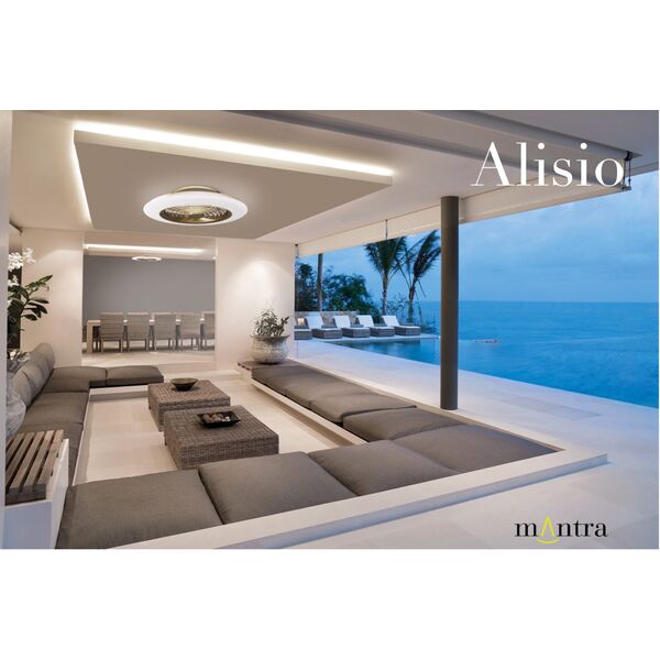 LED CEILING [70W FAN 35W WITH REMOTE CONTROL BRONZE PAINTED]