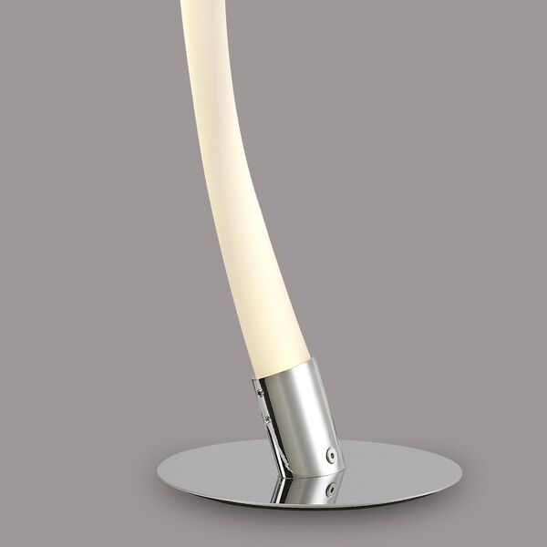 TABLE LAMP [LED 10W - 3000K CHROME + ACRYLIC]