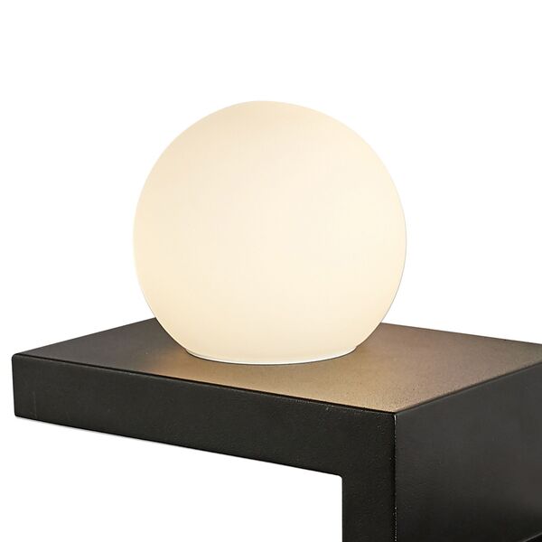 ZANZIBAR [LED WALL LAMP BLACK 5W - CELL PHONE INDUCTION CHARGER]