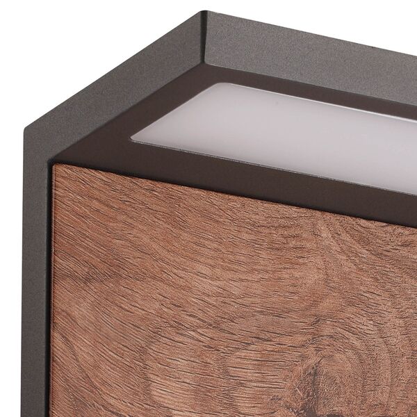 APLIQUE LED [13W DARK GREY/WOOD]