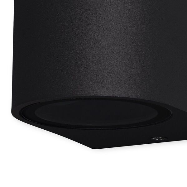 APPLIQUE OUTDOOR 1L[GU10 BLACK BLACK]