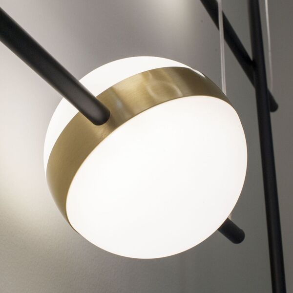 Pendant Lamp LED 32W 3000K Line Gold/Black