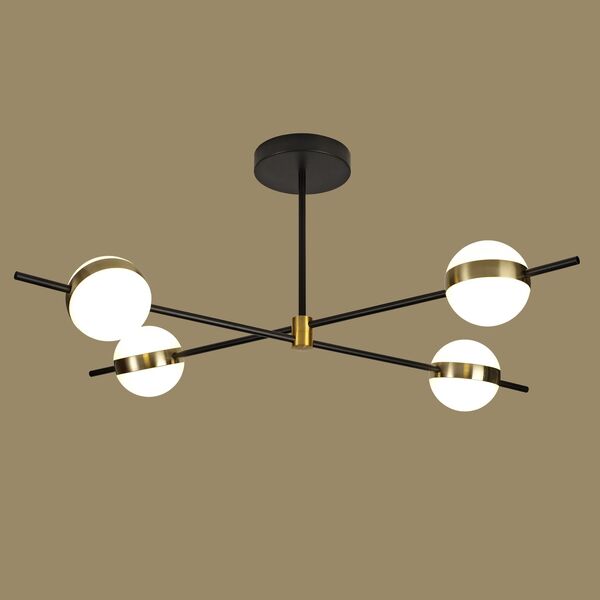 Ceiling Lamp LED 32W 3000K Gold/Black