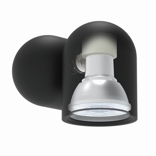 SPOT/WALL LIGHT BLACK 1L*GU10  BLACK