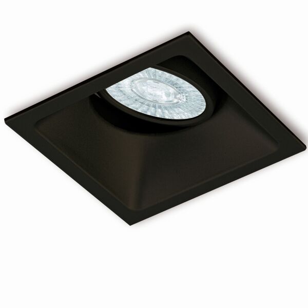 SQUARE SPOT RECESSED [BLACK MATT BLACK]