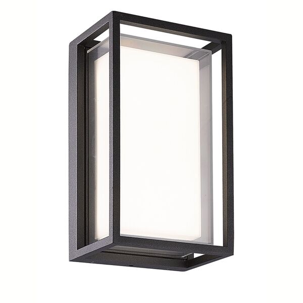 WALL LIGHT OUTDOOR  DARK GREY LED IP65   - 9W - 3000K DARK GREY