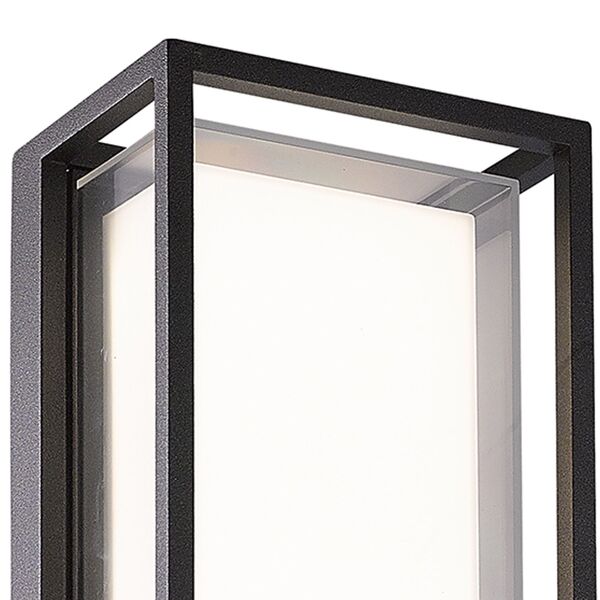 WALL LIGHT OUTDOOR  DARK GREY LED IP65   - 9W - 3000K DARK GREY