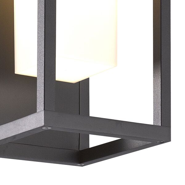 WALL LIGHT GRAPHITE LED SOLAR/SENSOR 3000K GRAPHITE