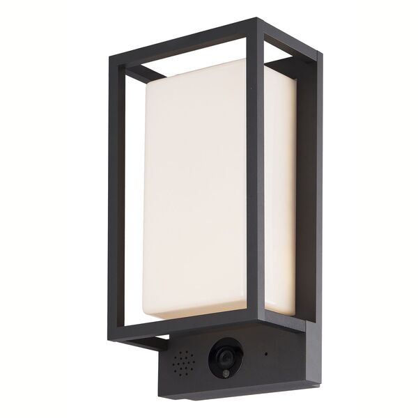 WALL LIGHT GRAPHITE LED CAMERA/WIFI/CCT  3000K GRAPHITE