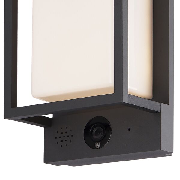 WALL LIGHT GRAPHITE LED CAMERA/WIFI/CCT  3000K GRAPHITE