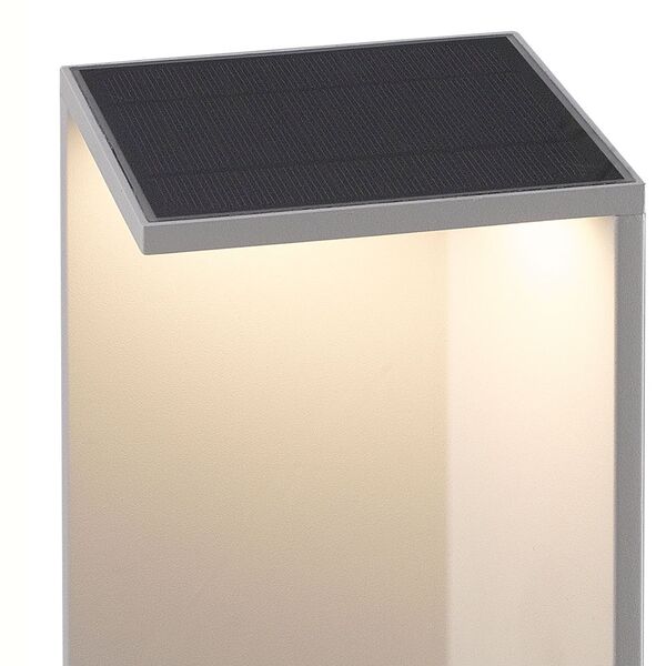 BOLLARD LED GRAPHITE SOLAR/SENSOR 3000K GRAPHITE